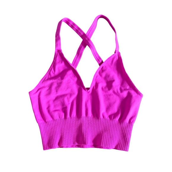 ⚠️SOLD-🫶11/12/23⚠️Free People Movement Good Karma Crop Tank Bra Top - Picture 4 of 9